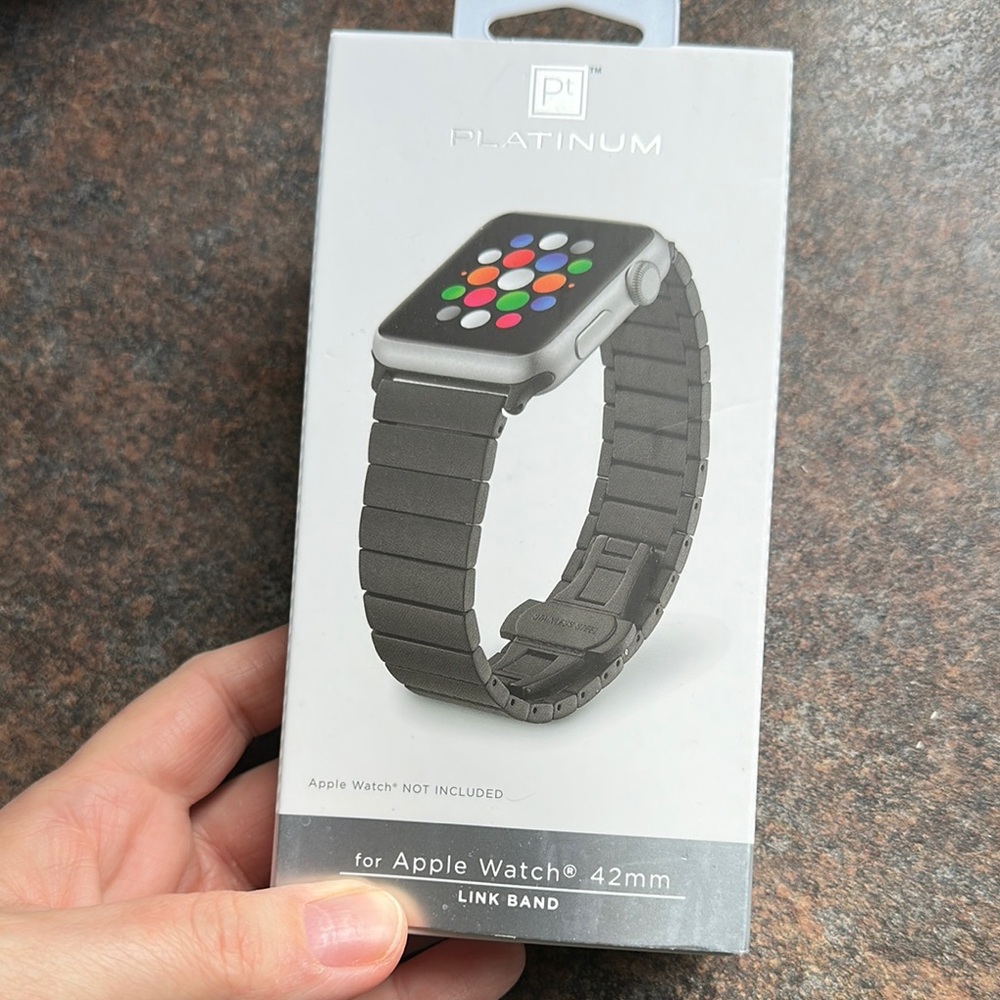 Black Link Band for Apple Watch 42mm